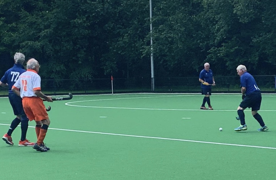 Ernie Brittain-Dodd on the ball against Netherlands