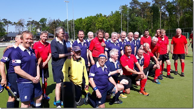 Scottish Thistles and German team in Tilburg 2018