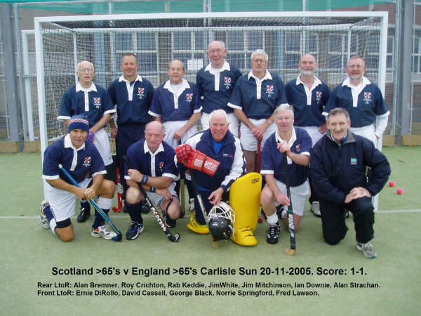 Scotland Over 65 Carlisle 20 November 2005