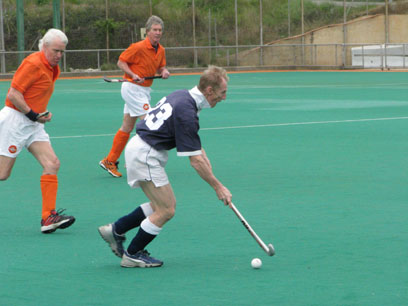 Kieran McLernan in action against Netherlands San Cugat 2008
